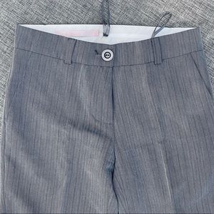 Miss Lo - gray striped trousers